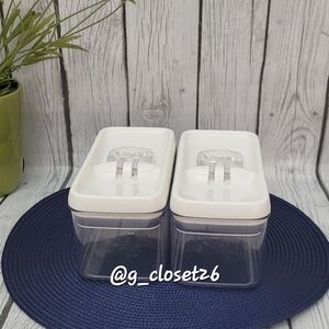 2 Better Homes & Gardens Flip-Tite Airtight Food Storage Containers - White